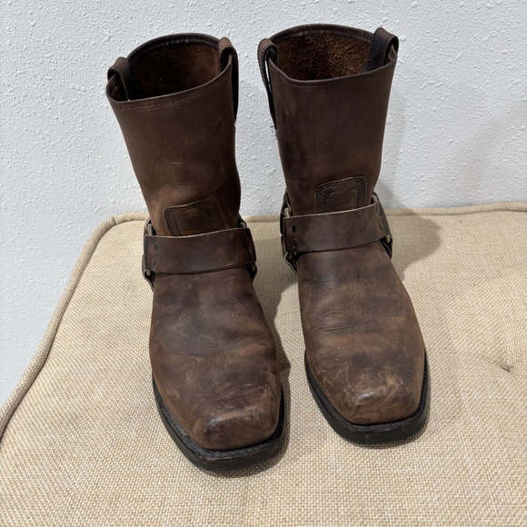 FRYE Men's Vintage Gaucho Harness 8R Leather Boots - Size 10M - Picture 7 of 8
